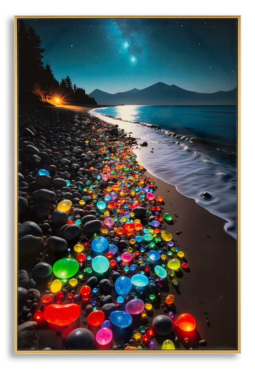Tablou decorativ, Mauro Ferretti, Colors -B, 60x90 cm, lemn de pin/canvas, multicolor - imagine 7